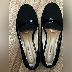 Kelly & Katie Black loafers, rarely used, great condition, size 7M